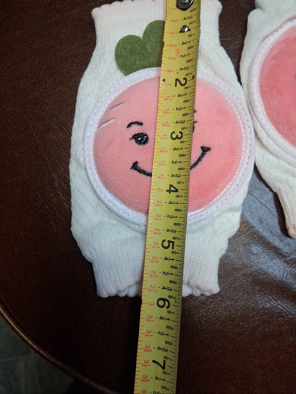 Kids Pink Fruit Smile Knee Protectors Set
